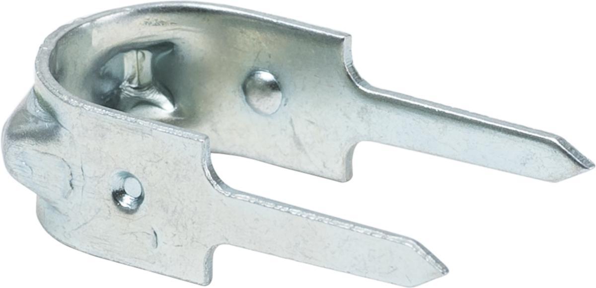 LETTI-klammer för trämaterial, el-zinkbelagd - KLAMMER LETTI 20-2B/20 2-BEN FÖR RÖR O KABEL 20MM 40ST