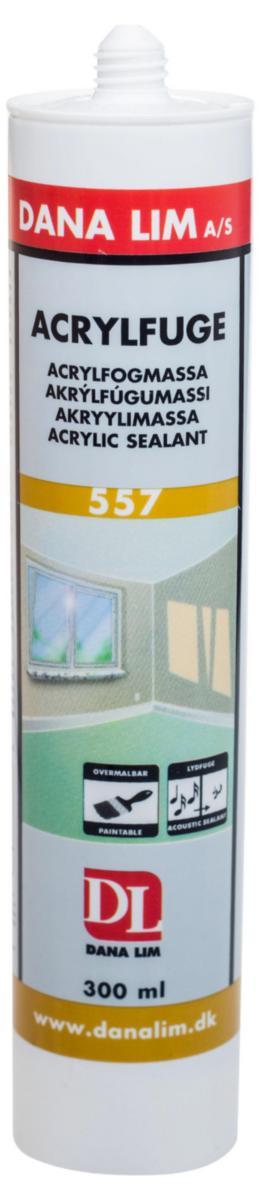 Fogmassa Dana 557 Acryl - FOGMASSA AKRYL DANA 557 GRÅ 300ML