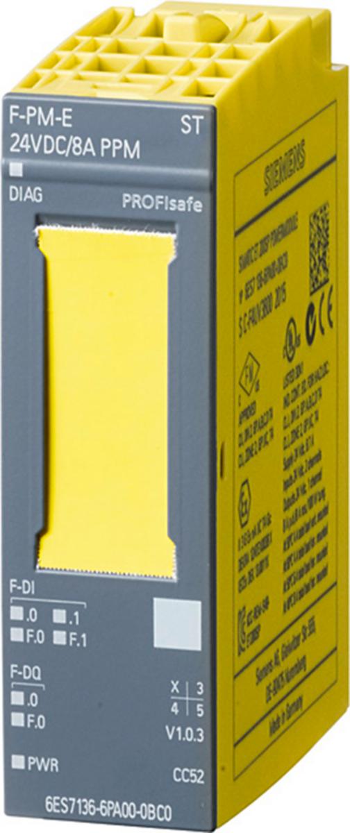 Powe/Fail-safe modul ET200SP - POWER MODUL F-PM-E ST. SP 6ES7136-6PA00-0BC0