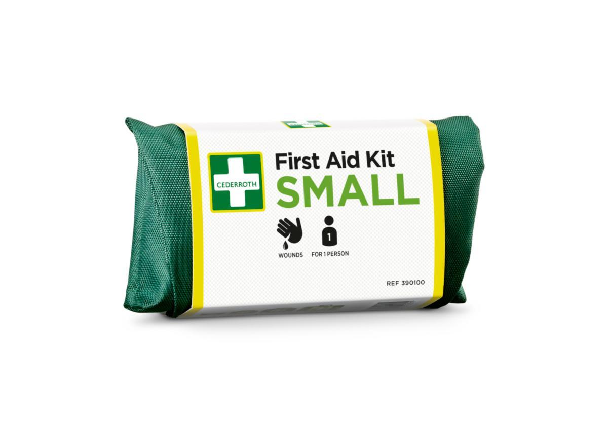 Första Hjälpen Kit Cederroth 390100 Small - FÖRSTA HJÄLPEN-VÄSKA S 390100 STRL S CEDERROTH