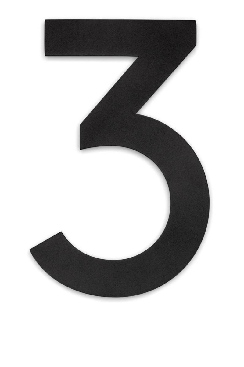 Hussiffra & bokstav Habo Home Svart - HUSSIFFRA HOME SVART 3 H:210 MM