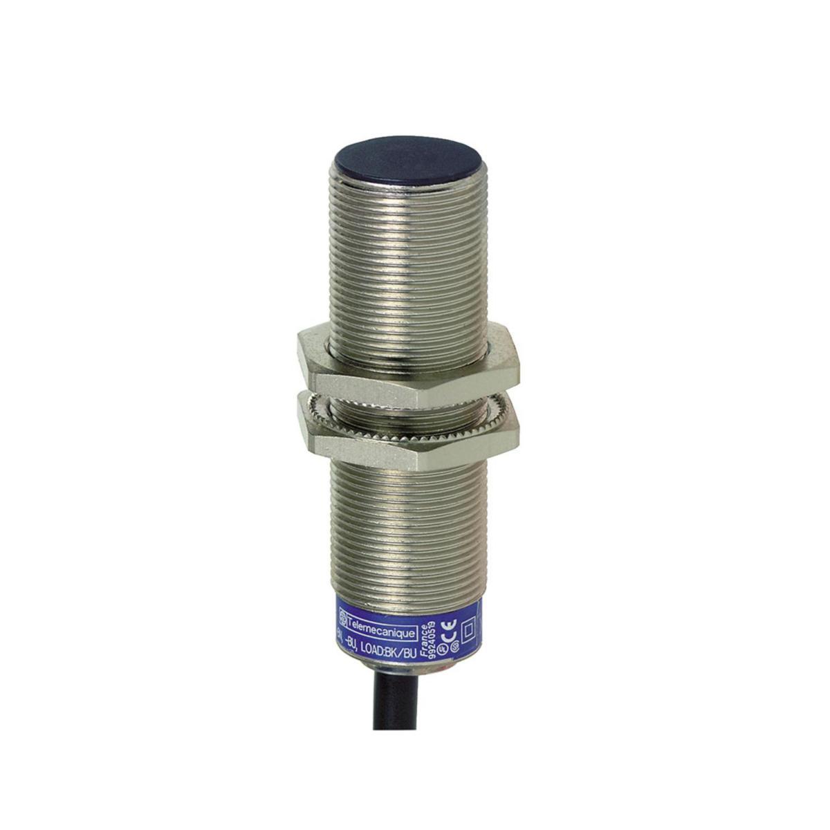 Induktiv givare XS6 lång Osisense DC-matning - IND.GIV M18 SN=8MM SL PNP XS618B1PAL2