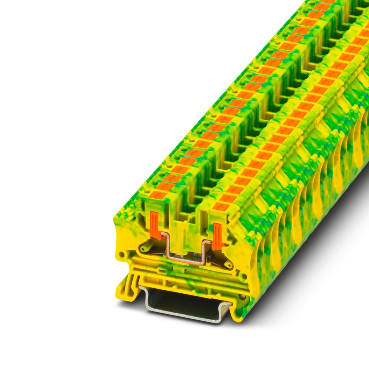 Skyddsledarplint PTV - SKYDDSL.PL VERT 4MM2 2ANS PTV 4-PE
