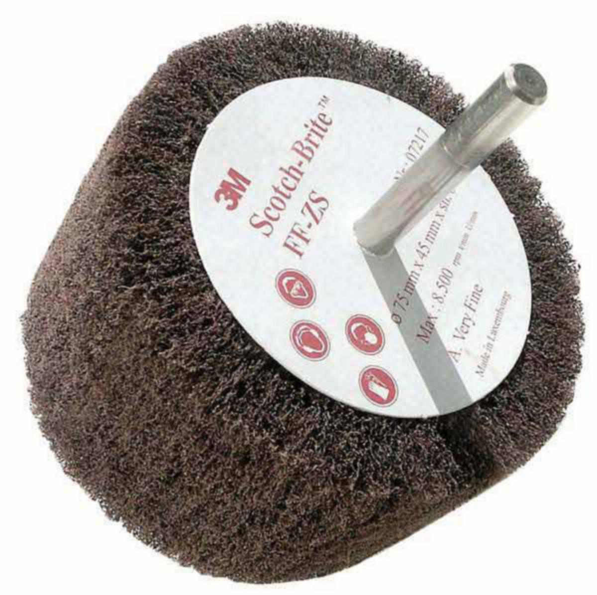 Lamellborste 3M Scotch-Brite - FLAP LAMELLBORSTE 3M FFZS 75X45X6MM S FIN GRÅ