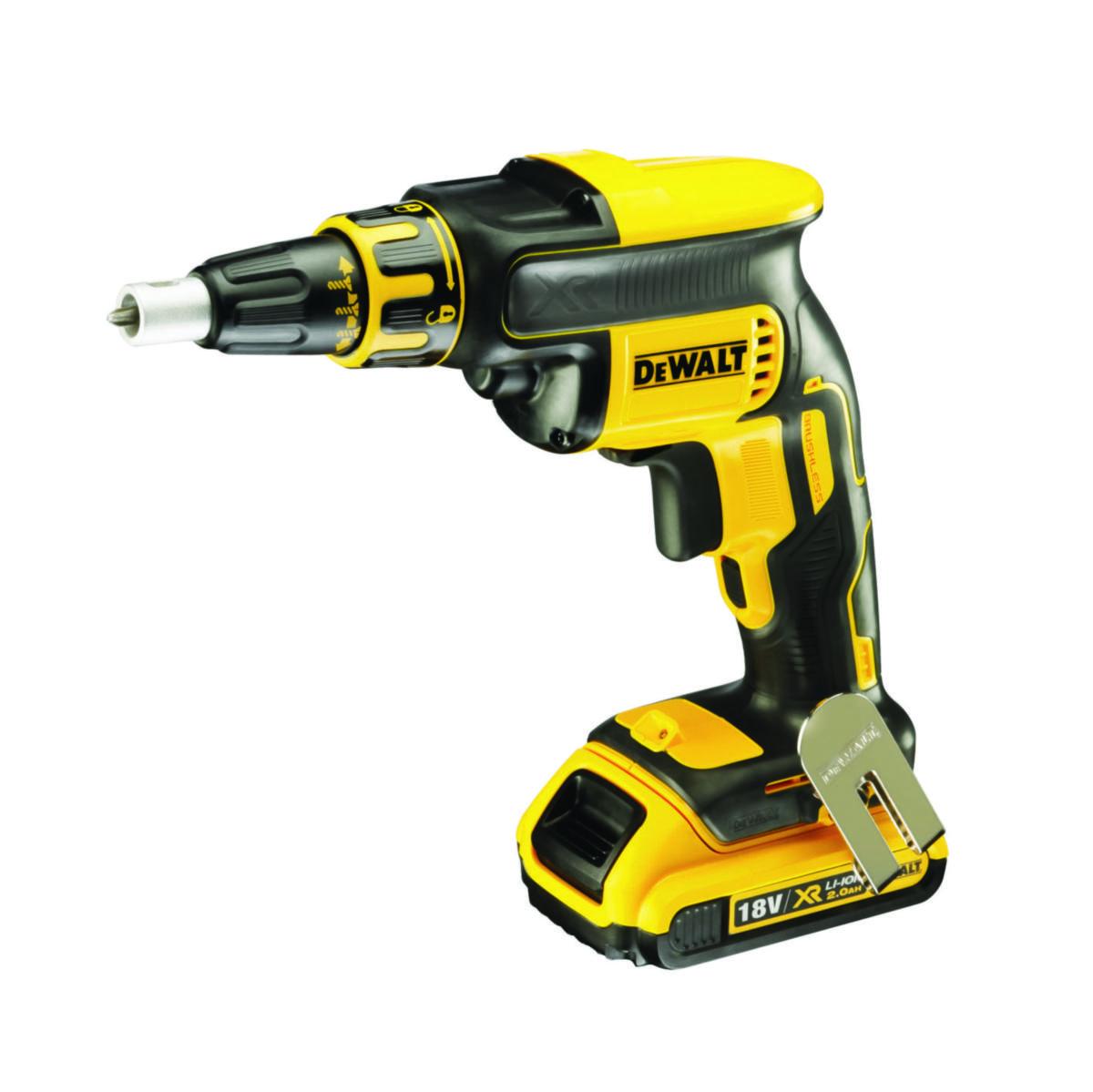 Gipsskruvdragare DEWALT DCF620D2K - GIPSSKUVDRAG. DEWALT DCF620D2 18V 2X2.0AH