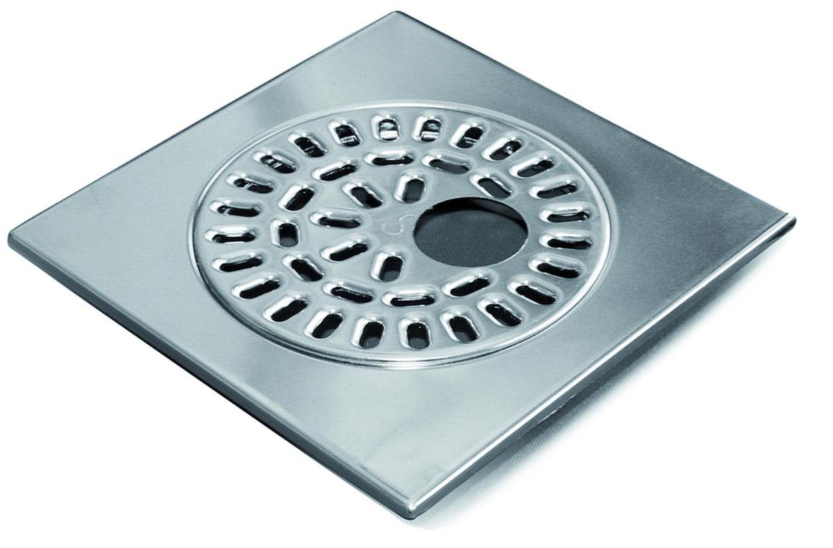 Klinkerram PK-200 av rostfritt stål för klinkergolv, Purus - PURUS PK 200 LIM ÖVERG.RING 200X200 H=6 MM RF FÖR LIMN.