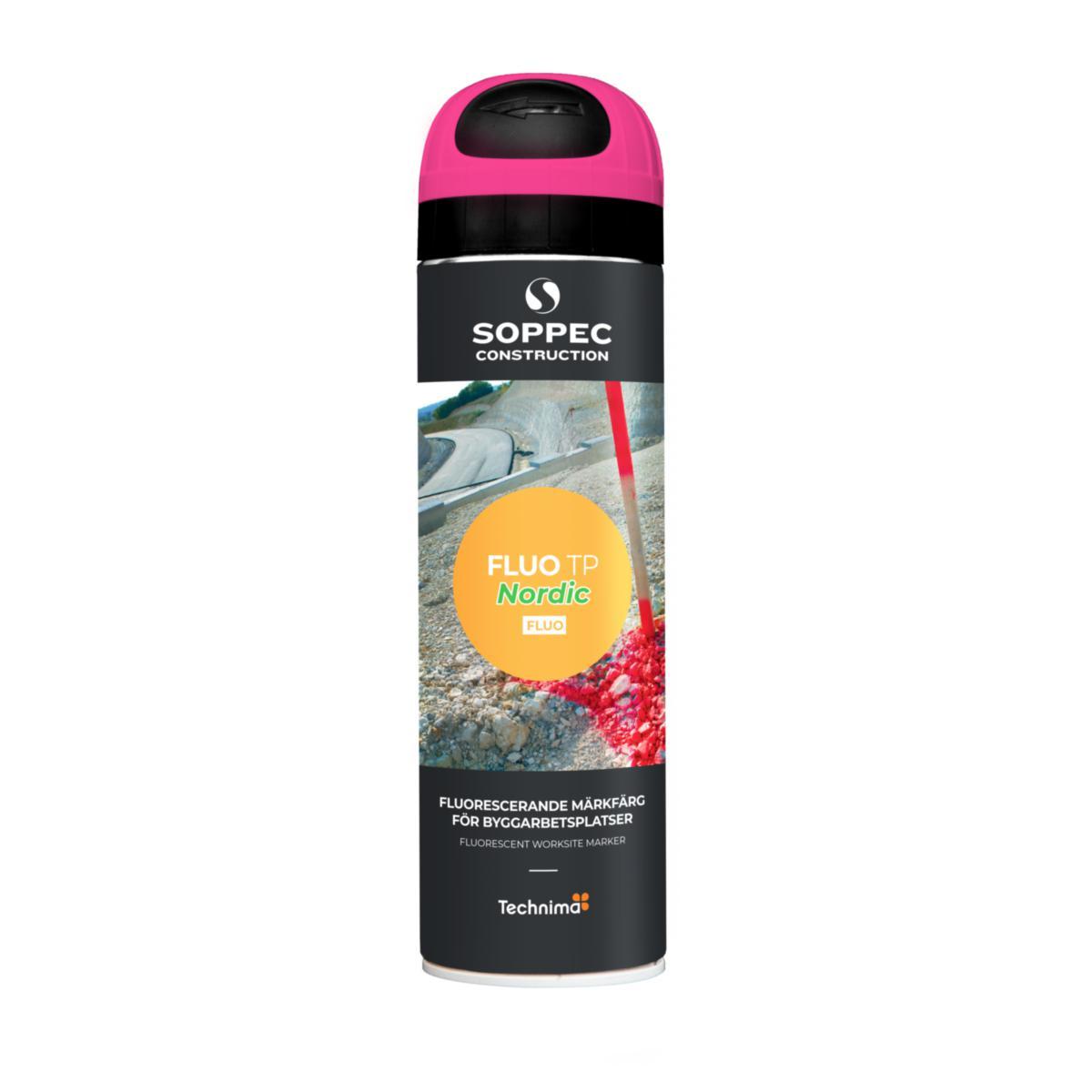 Märkfärg Fluo TP Nordic - MÄRKFÄRG FLUO TP NORDIC CERISE 500 ML