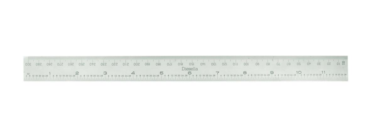 Stållinjal Diesella 300mm - LINJAL LÖS 300 MM PASSAR ART. 10 448 180