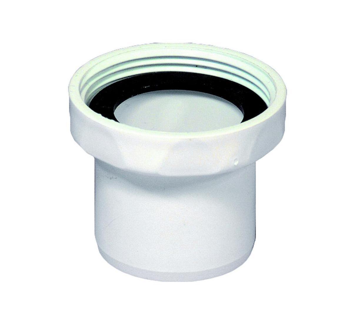 Gänganslutning, invändig gänga,PP, Purus - 40XG 1 1/2" INV. GÄNGANSLUTN. VIT PURUS