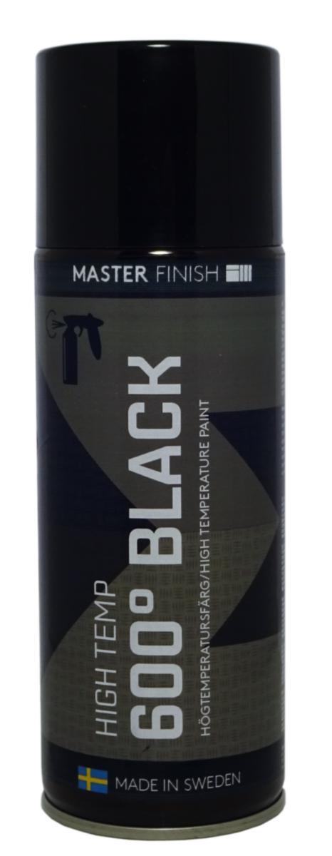 Sprayfärg Master Snabblack högtemperatur - SPRAYFÄRG MASTER SNABBLACK HÖGTEMP SVART 400ML
