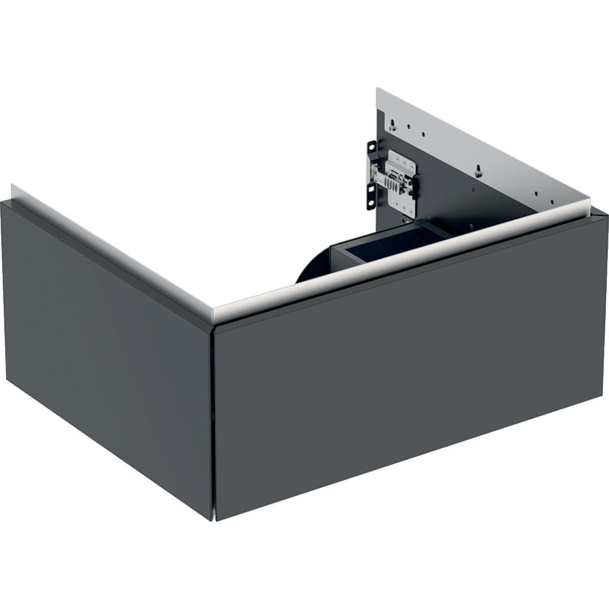 Underskåp ONE 60cm, Geberit - GEBERIT ONE UNDERSKÅP 60 MED EN LÅDA 60X47 SVART