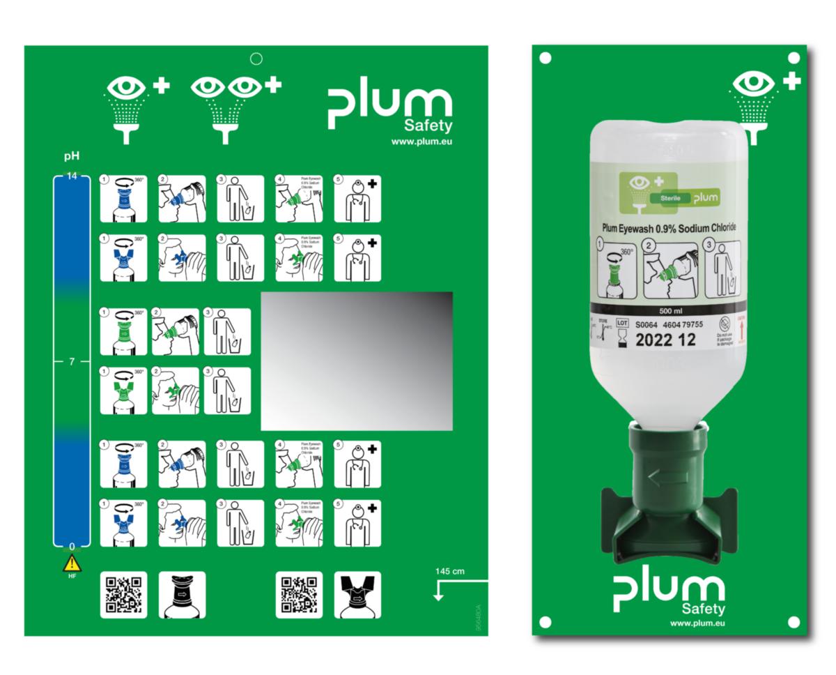Ögonduschstation Plum 4611 natriumklorid - ÖGONDUSCHSTATION PLUM 4611 1X0,5L
