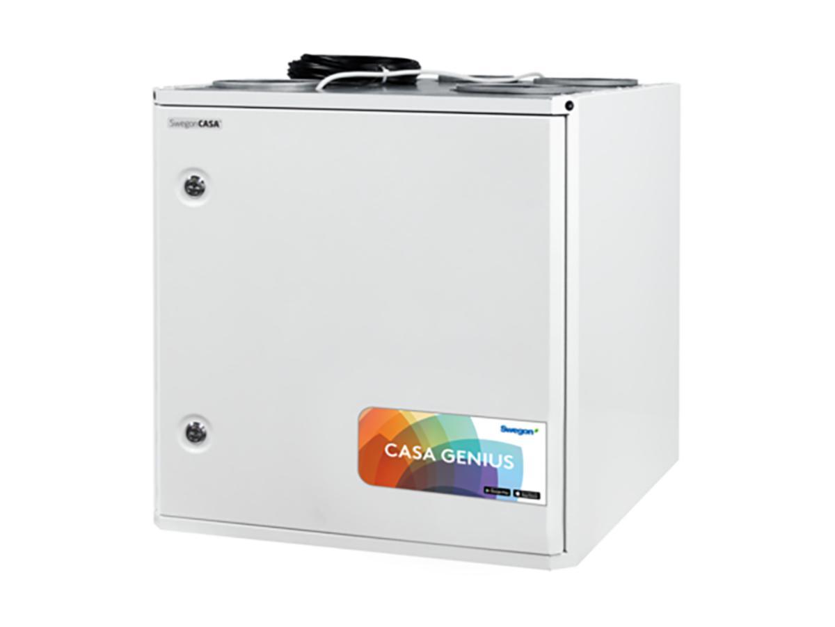 Värmeåtervinningsaggregat CASA R5 GENIUS RH, Swegon - AGGREGAT CASA R5 GENIUS R RH HÖGER 800W SWEGON