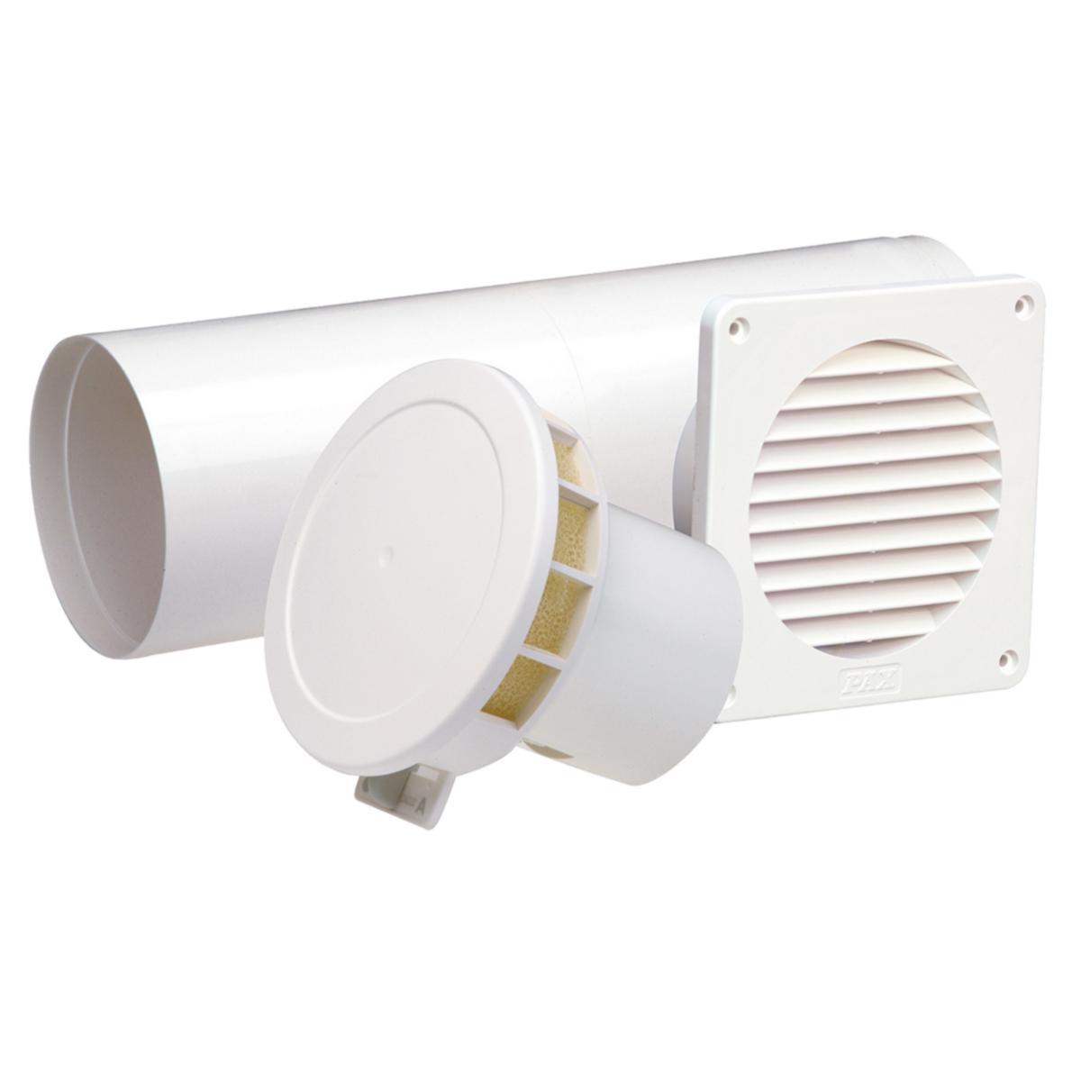 Tilluftspaket Pax väggventiler 80 och 100 - TILLUFTPAKET PAX RTP 100 2602-6