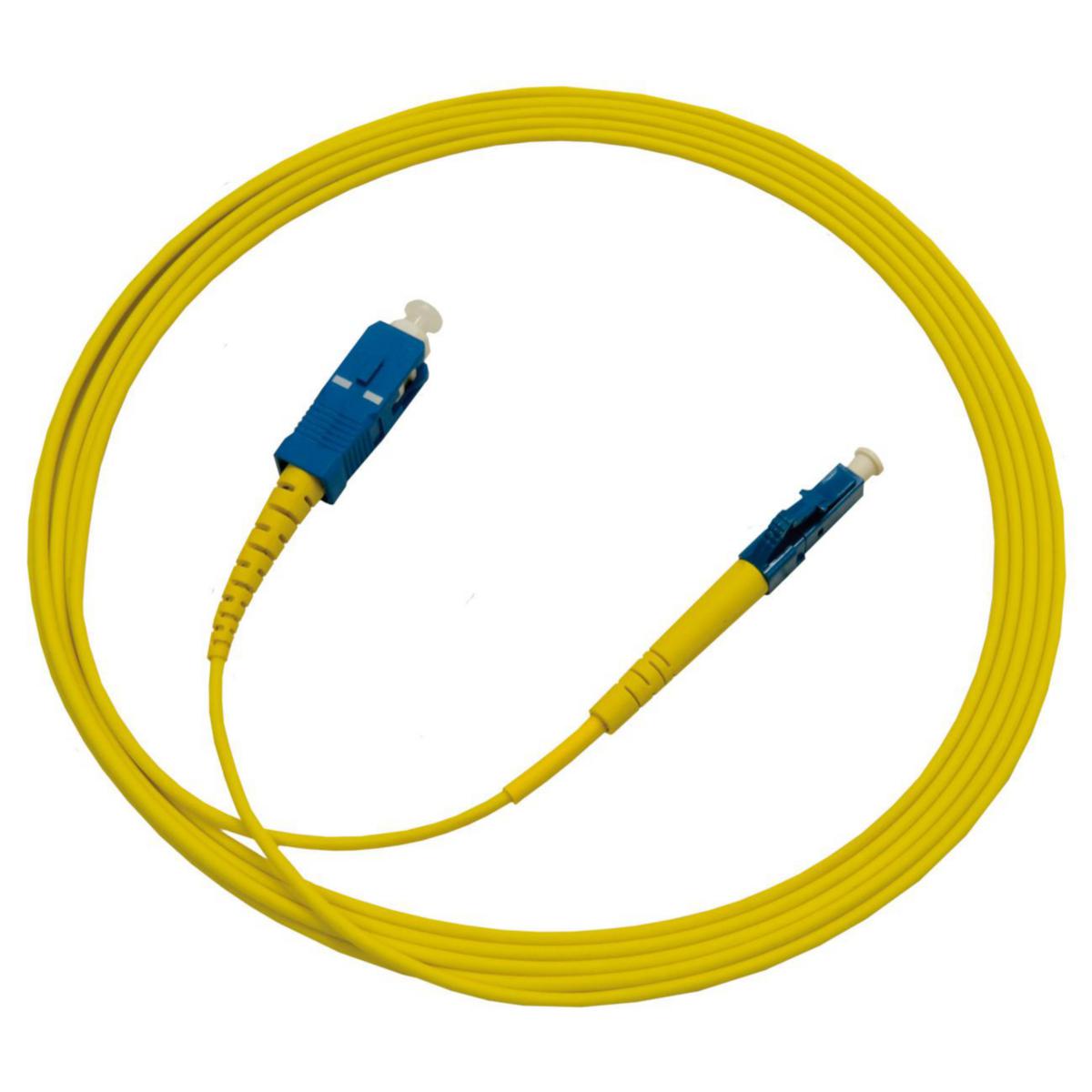 Fiberkablage SM Simplex SC/UPC-LC/UPC OS2 Skanovagodkänd - KABLAGE 1SM A1 SCU-LCU 3M 28742309-000-00