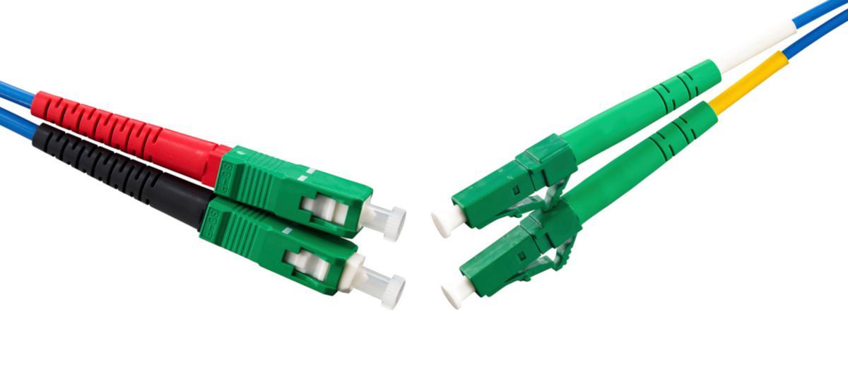 Fiberkablage FTTX SM Duplex SC/APC-LC/APC - PATCH DPX SM SC/APC-LC/APC 10M EM-KSALA-0100-FTTX