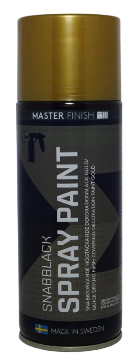Sprayfärg Snabblack Master - SPRAYFÄRG MASTER GULD BLANK 400ML