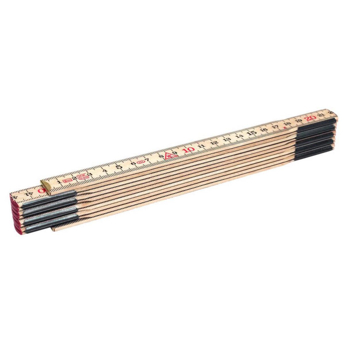 Måttstock Hultafors 59 trä - MÅTTSTOCK HULTAFORS TRÄ 59-2M 10 DEL M/M 10-PACK