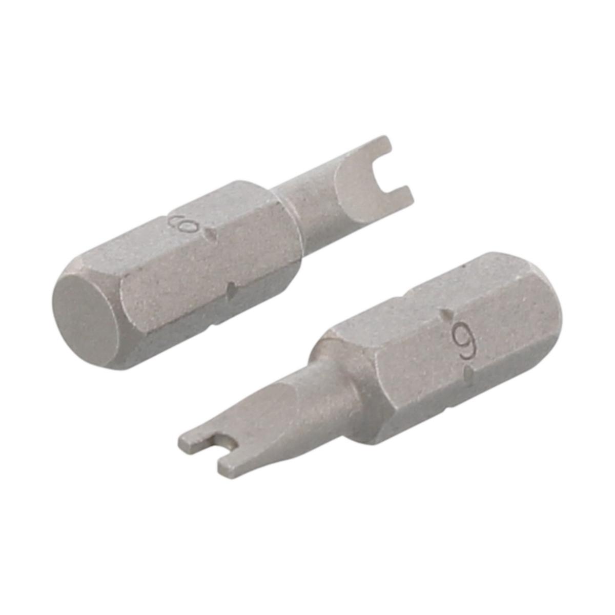 Bits till säkerhetsskruv - SÄKERHETSBITS 1/4"X25 SP 1/4 FÖR TVÅHÅLSDRIFT ART 9109
