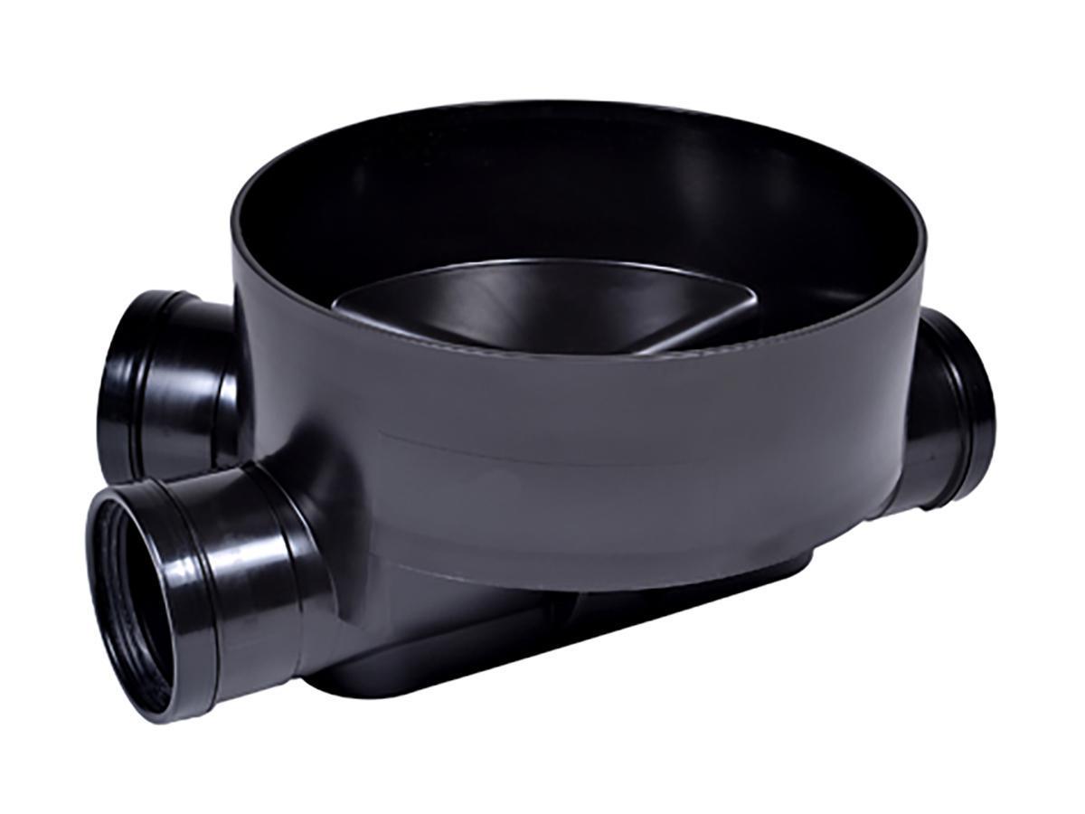 Tillsynsbrunn, Wavin 355/315 Typ 4, anslutning höger släta rör - 355/315x110 TILLSYNSBRUNN PP WAVIN TYP 4, INLOPP HÖGER