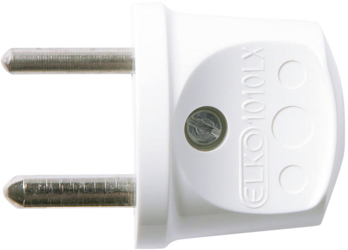 Stickpropp, lågvolt 12/48V, Elko, röda konceptet - STICKPROPP 12-48V RENVIT