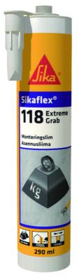MONTERINGSLIM SIKAFLEX-118 EXTREME GRAB VIT 290 ML