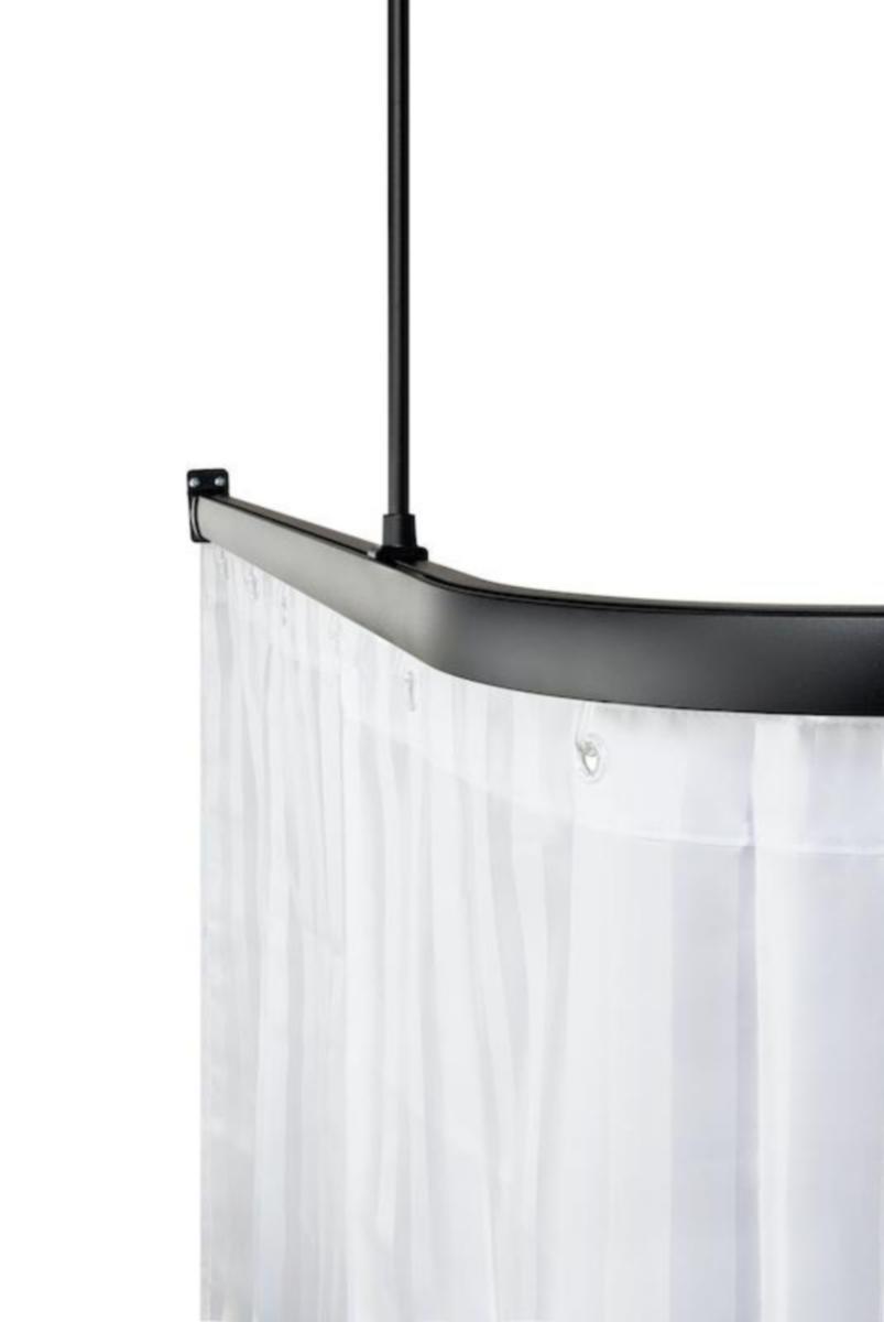 Draperiskenor a-collection 1 Stabil Svart - DRAPERISKENA STABIL 900X1700MM MATT- SVART KOMPL SB