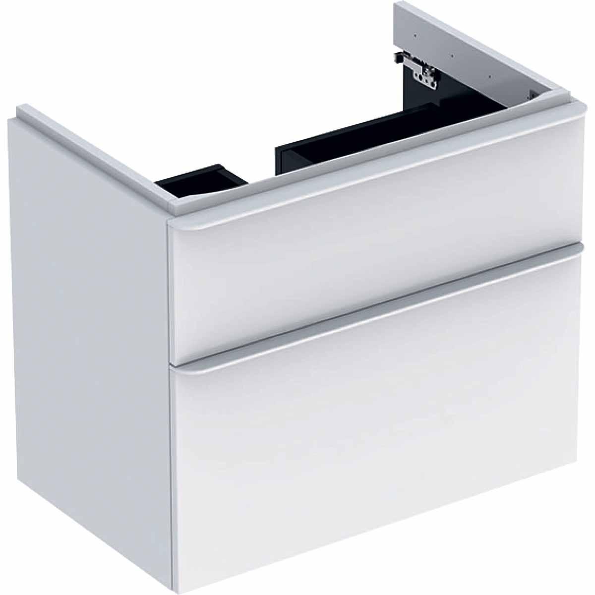 Underskåp Smyle Square med 2 lådor, Geberit - GEBERIT SMYLE SQUARE UND.SKÅP B73.4.H61.7.T47. VIT. 2 LÅDOR