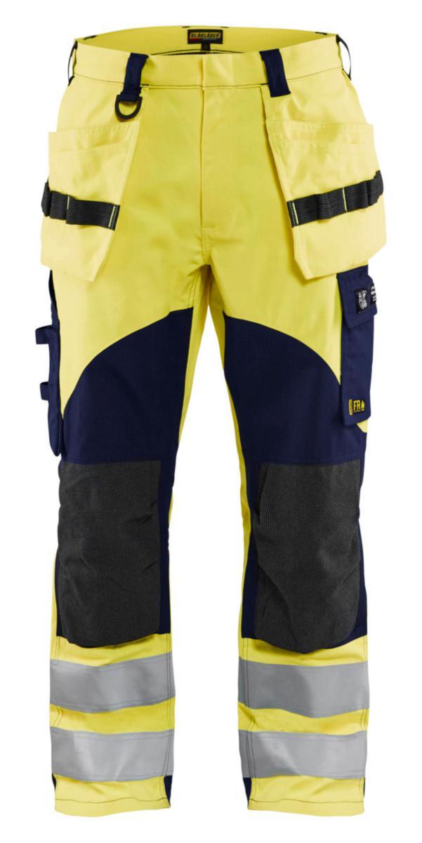 Midjebyxa Blåkläder 1589-1512 - MIDJEBYXA BLK 1589-1512 MULTINORM KL2 GUL/MARIN D92