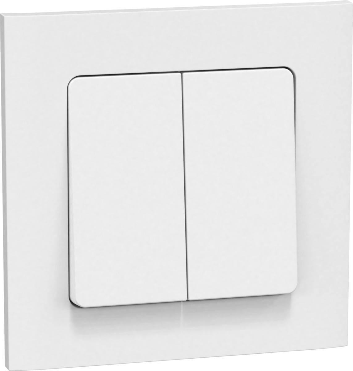 Strömbrytare, infälld, Connect 2 Home, Gelia - STRÖMBRYTARE KRON INF VIT 16A CONNECT 2 HOME