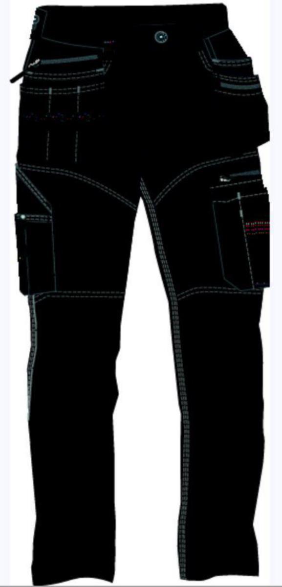 Hantverksbyxa Blåkläder 1590-1343 - HANTVERKSBYXA BLK 1590-1860 MÖRK MARINBLÅ/SVART C62