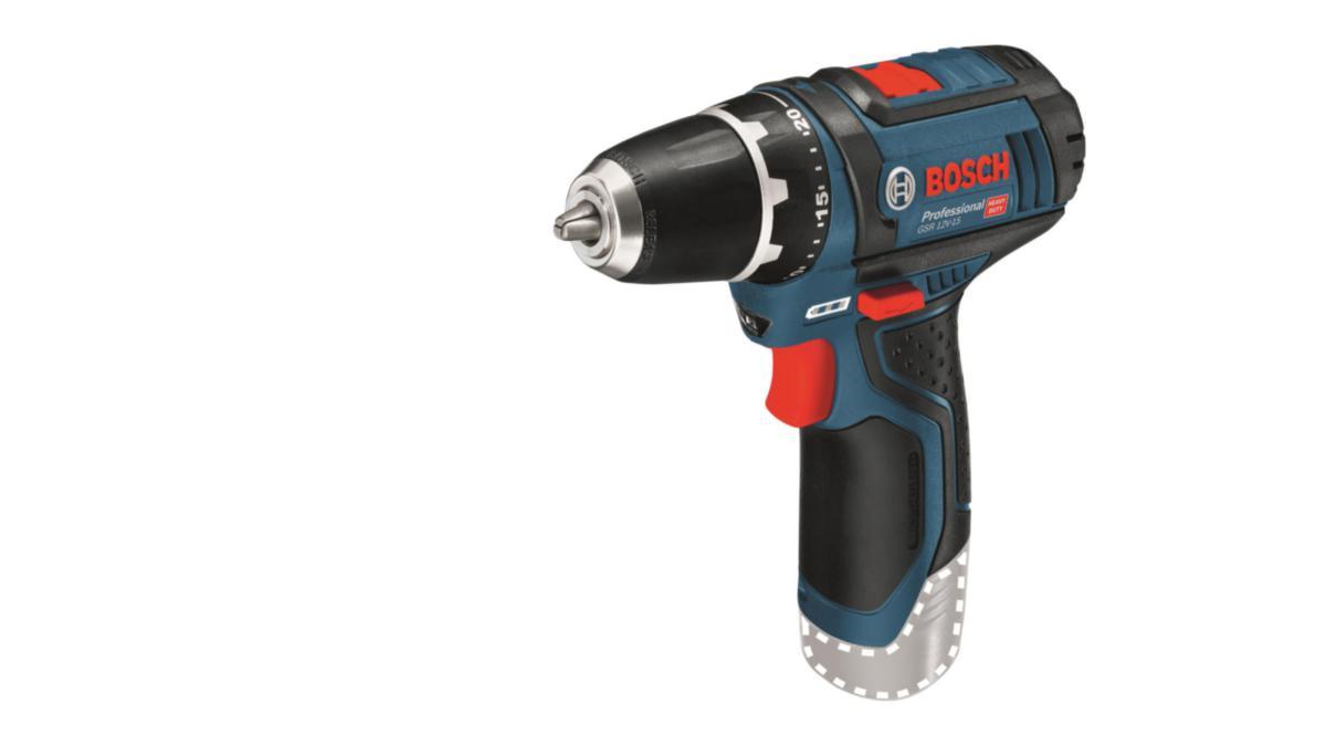 Borrskruvdragare Bosch GSR 12V-15 Professional SOLO - SKRUVDRAGARE BOSCH GSR 12V-15 SOLO KART 30NM 0-1300RPM