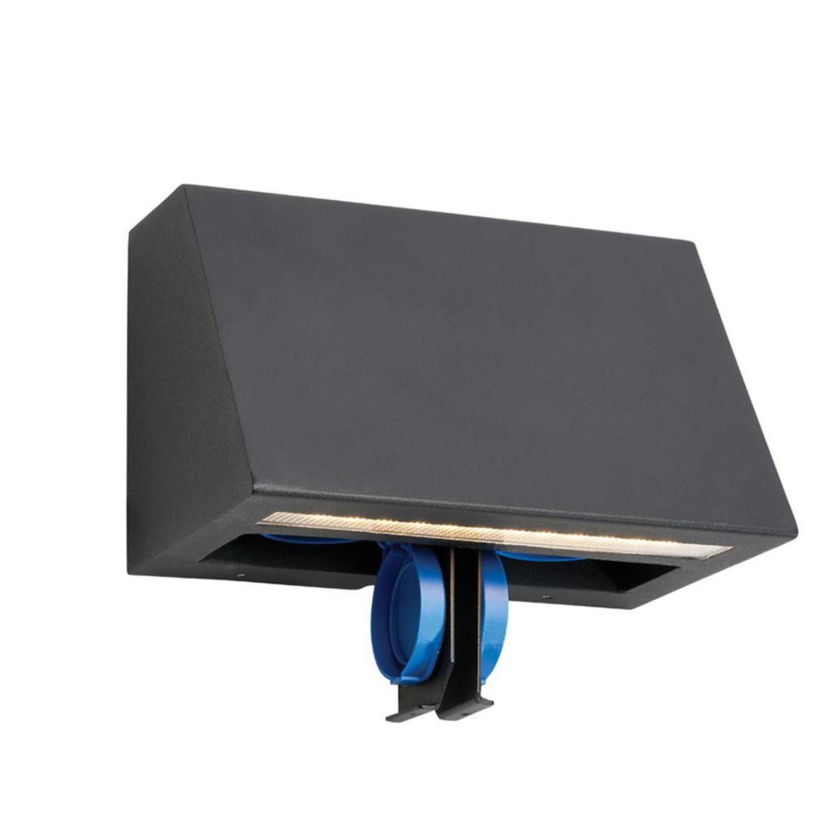 Väggarmatur Ski - VÄGGARM 5.2W 628LM 3K M.U SV SKI 1390B