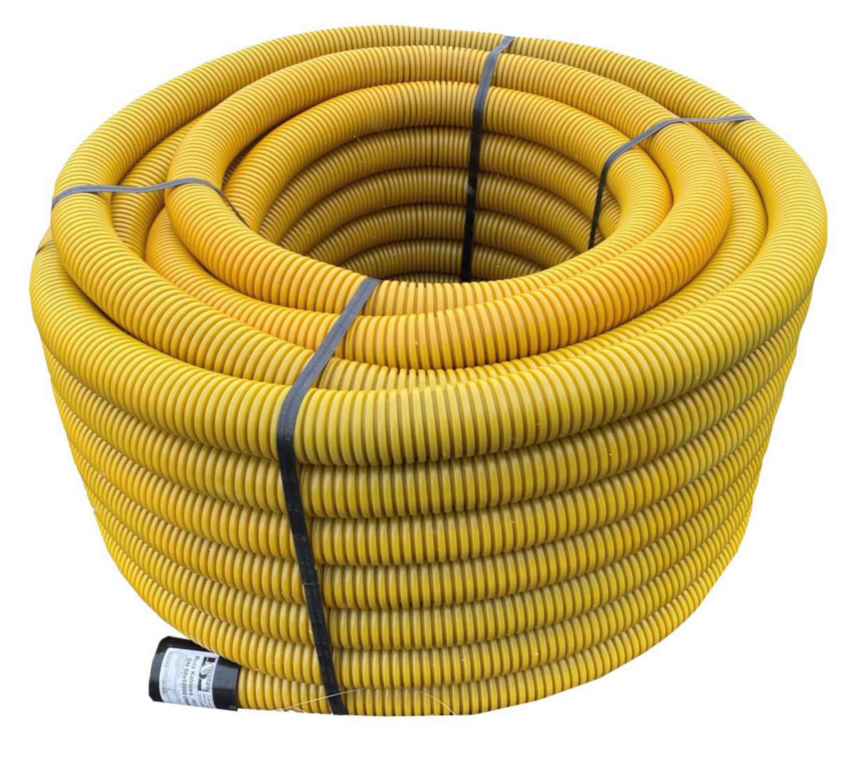 Kabelslang DVS Duolight gul SRN - KABELSLANG GUL 50x50M