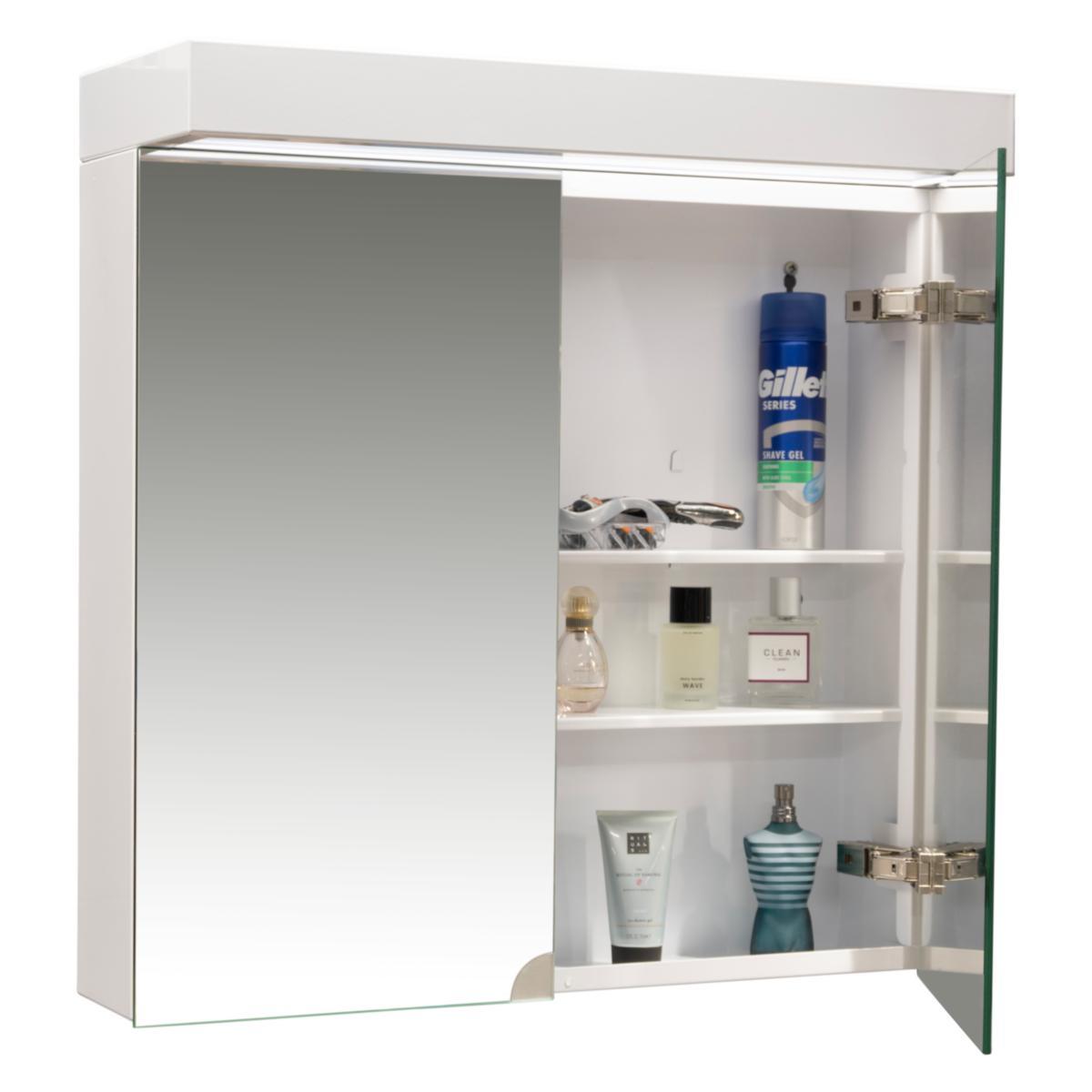 Badrumsskåp Kungsör Elegant - BADRUMSSKÅP KUNGSÖR VIT ELEGANT 516100 (774237-3)