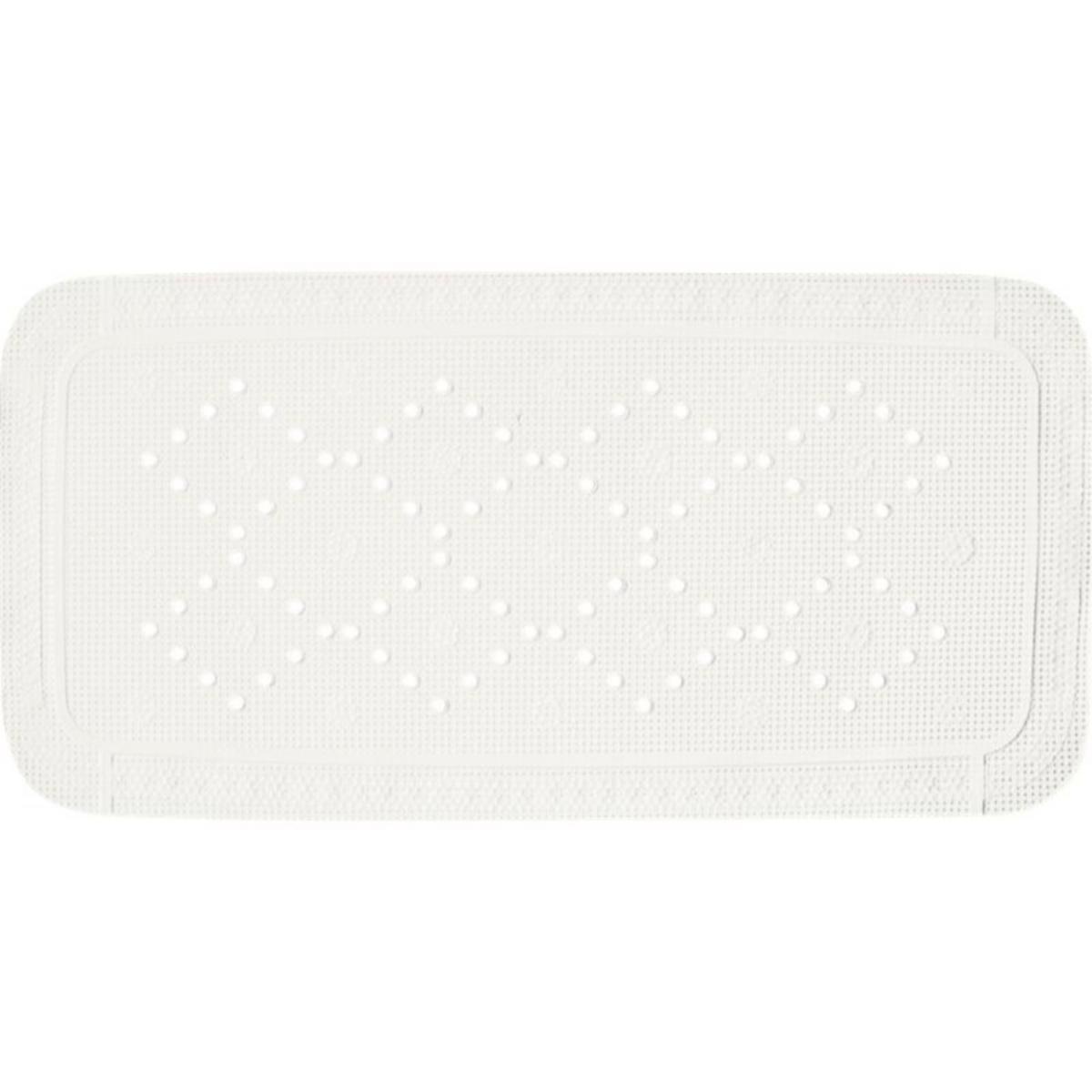 Halkskyddsmatta, Alaska, Spirella - HALKSKYDDSMATTA VIT 91X36 CM ALASKA VIT MED SUGPROPPAR