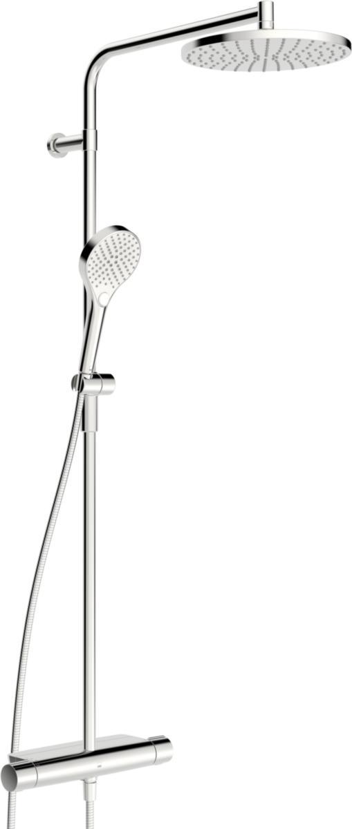 Takdusch med blandare & duschset Optima Style, Oras - ORAS OPTIMA STYLE TAKDUSCH SYSTEM, 150C/C, KROM