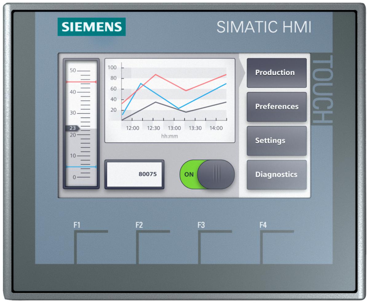 Operatörspanel HMI Basic - SIMATIC HMI KTP400 BASIC 6AV2123-2DB03-0AX0