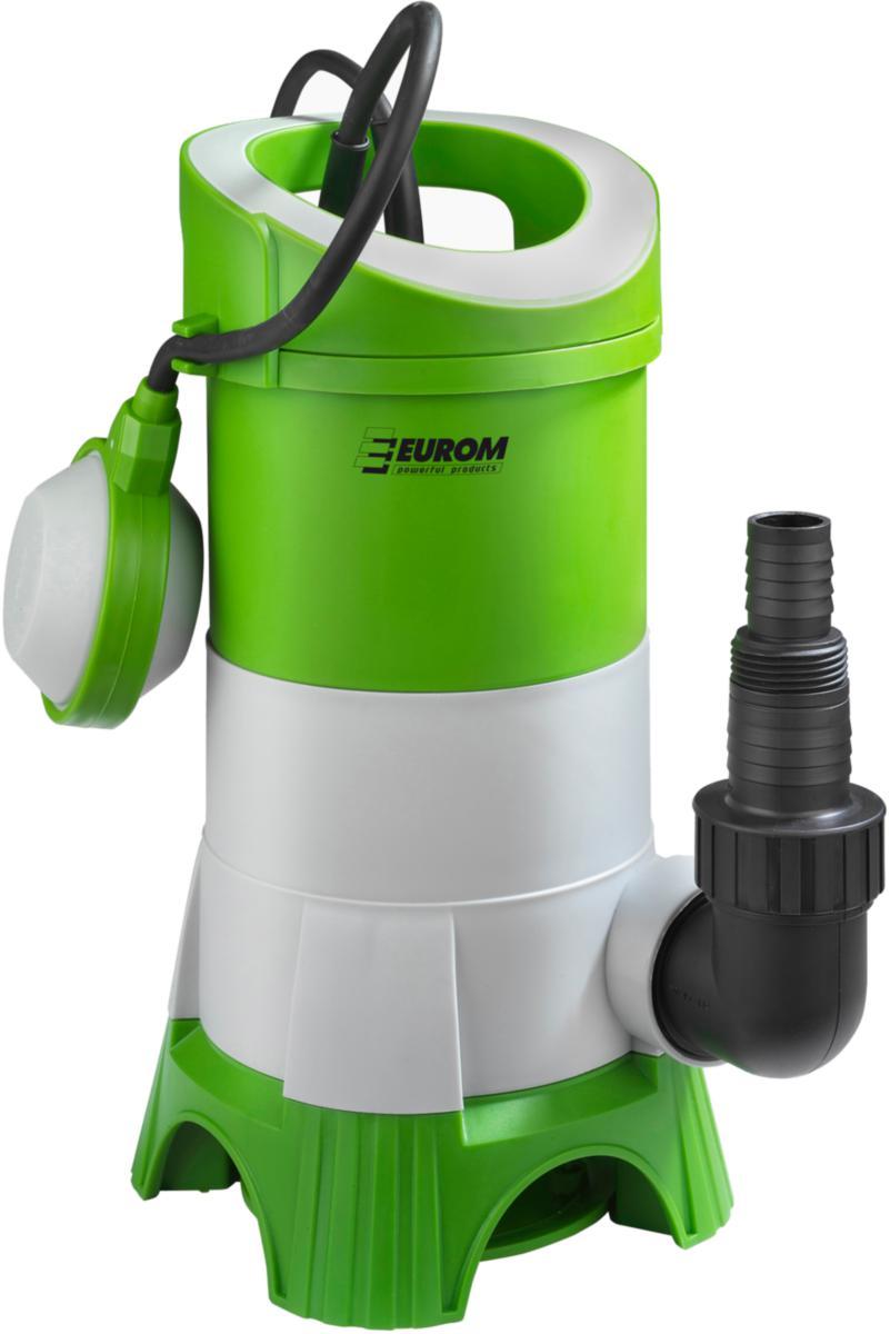 Länspump dränkbar med nivåvippa, Flow 400 W, Eurom - LÄNSPUMP FLOW 400 DRÄNKBAR 400W NIVÅVIPPA 1-FAS EUROMAC