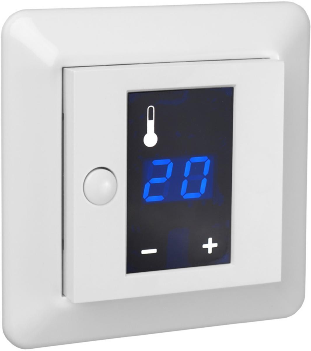 Termostat, digital display, Elko RS - TERMOSTAT TOUCHDISPLAY 3600W ELKO RS NORDIC RENVIT