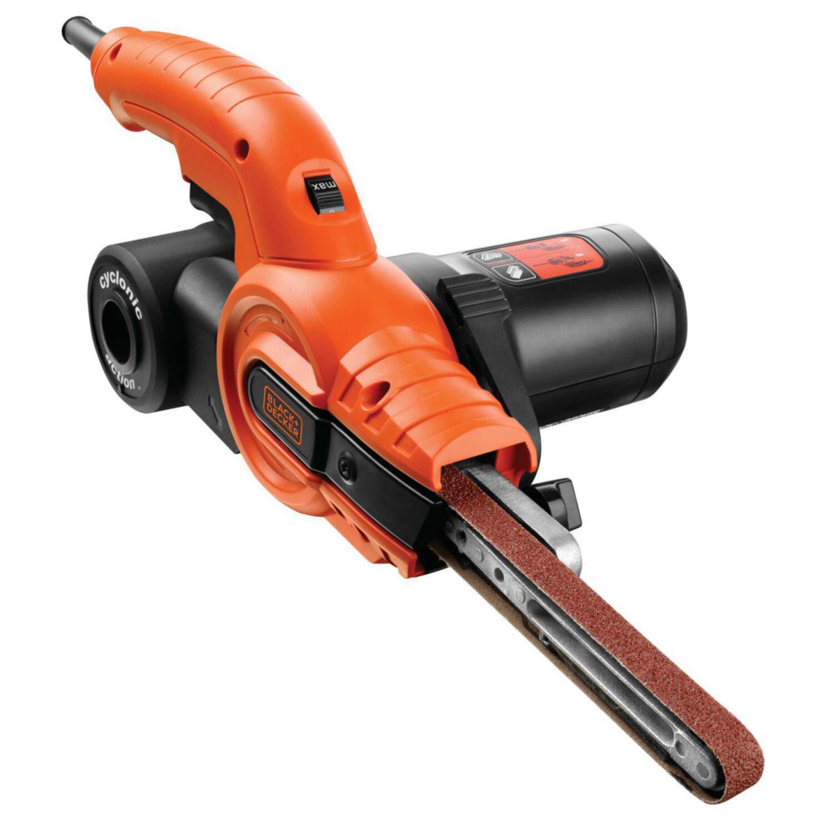 Bandslipmaskin Black&Decker KA900E - BANDSLIPMASKIN BLACK&DECKER KA900E 13MM 350W, 3 TILLBEHÖR