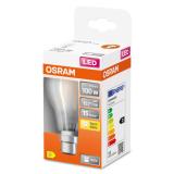 LED-LAMPA NORMAL (100) B22 MATT 827 CL A OSRAM