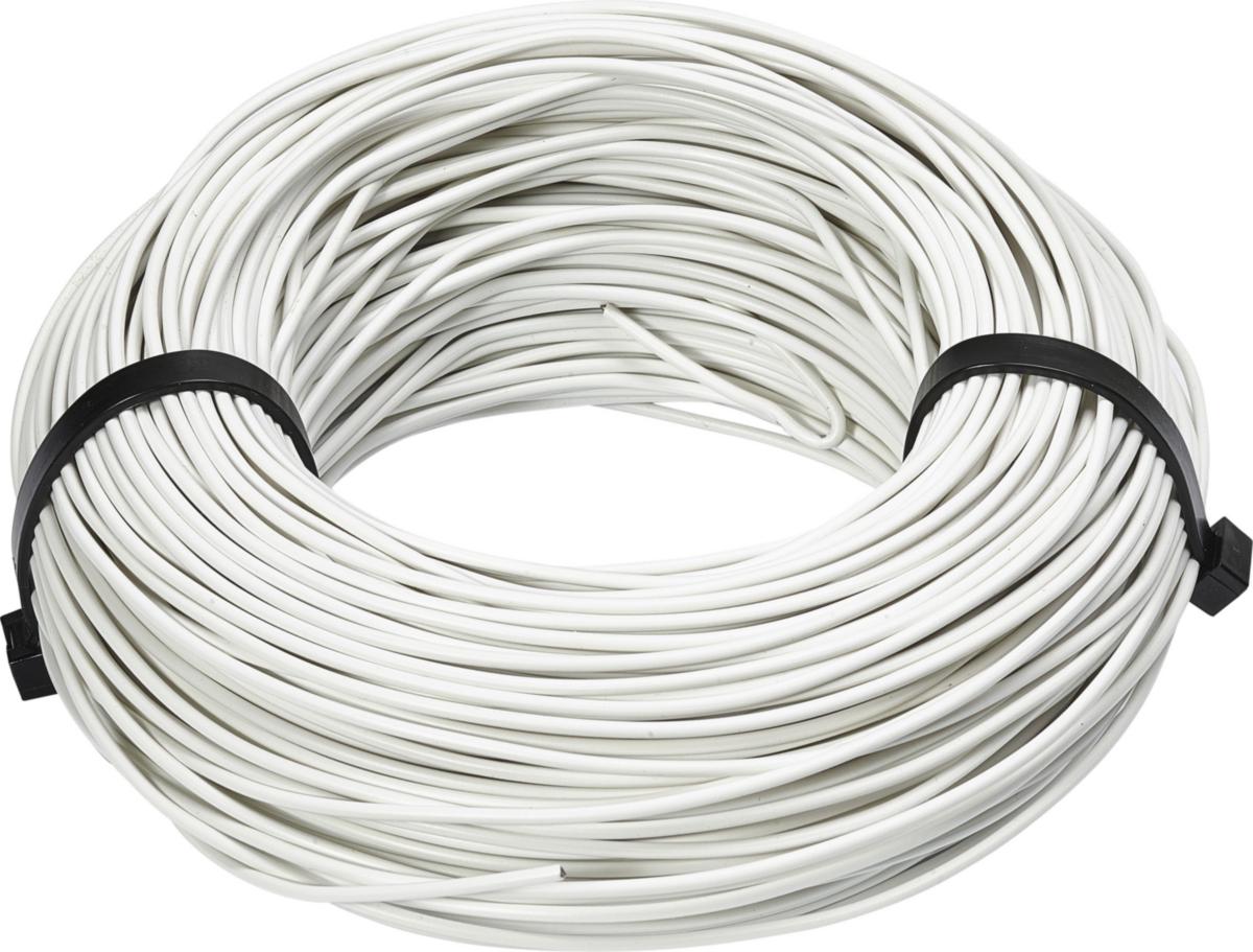 Najtråd, Rostfritt stål - NAJTRÅD 1,25MM VIT ROSTFRI RING/100