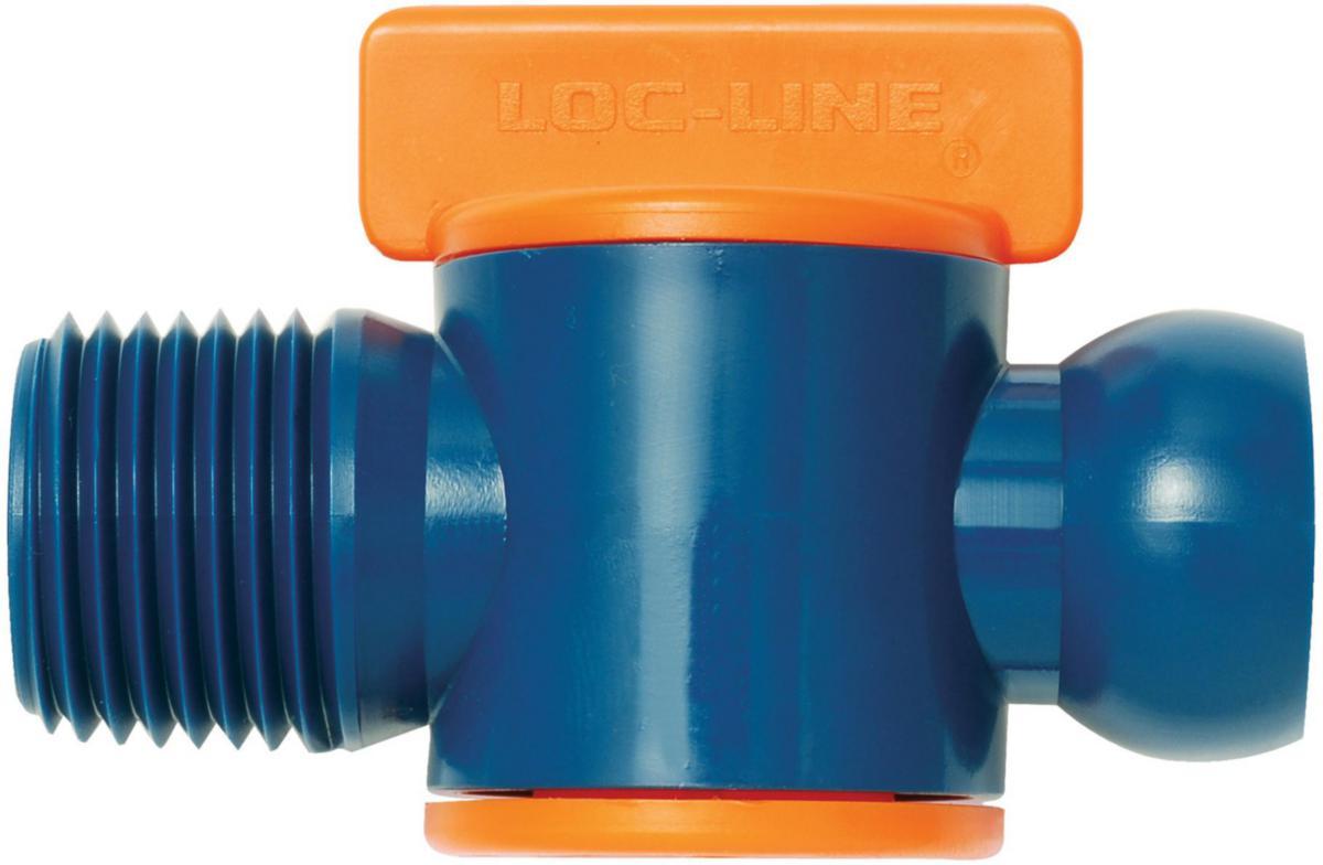 Kran Loc-Line - KRAN LOC-LINE UTV GÄNGA 1/4" 2-PACK