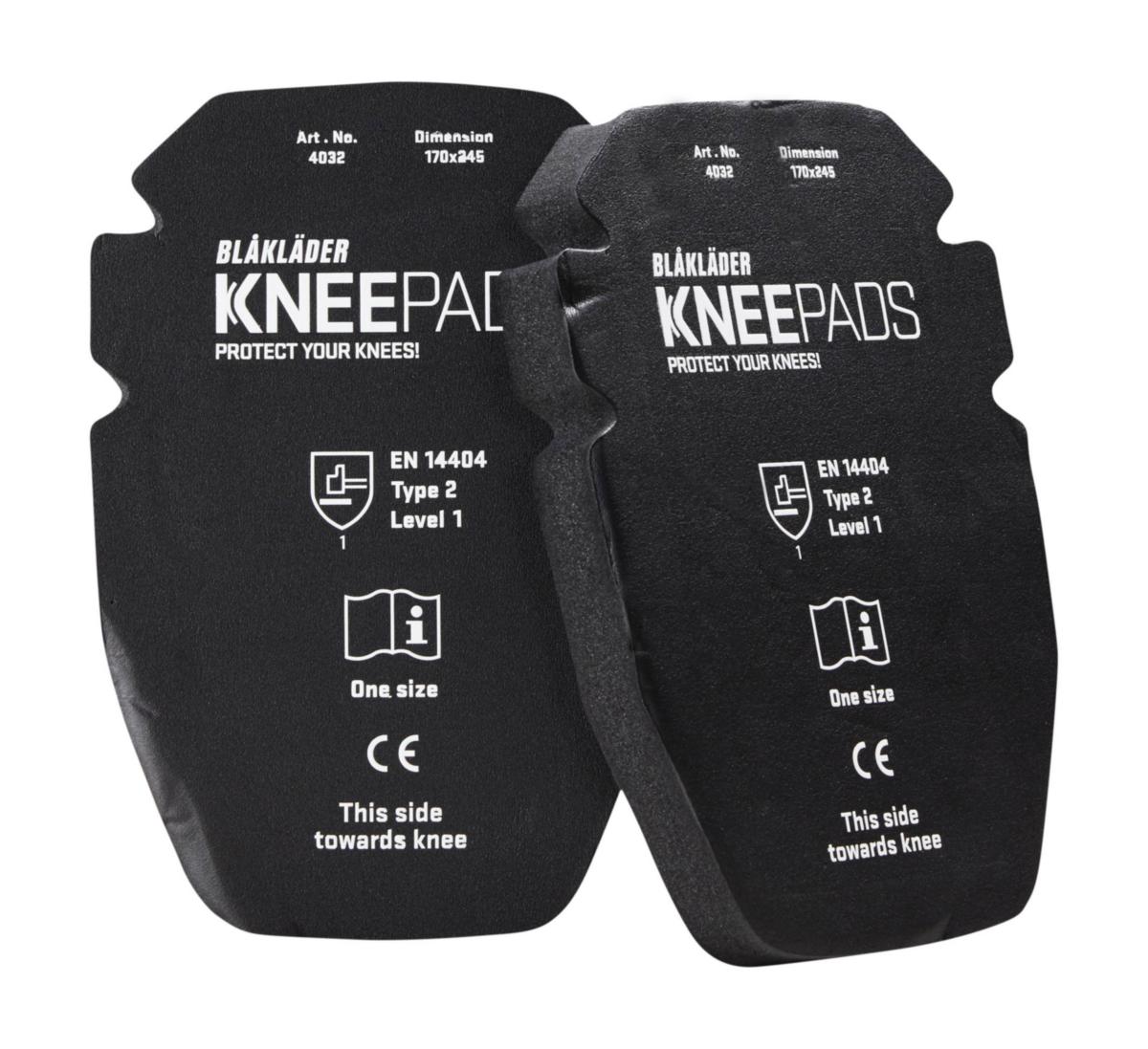 Knäskydd Blåkläder 4032-1207 - KNÄSKYDD BLK 4032-1207 SVART GEL 25MM