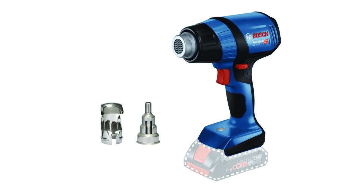 Varmluftspistol Bosch GHG 18V-50 SOLO - VARMLUFTPISTOL BOSCH GHG 18V-5 SOLO 300 - 500 °C 175 L/MIN