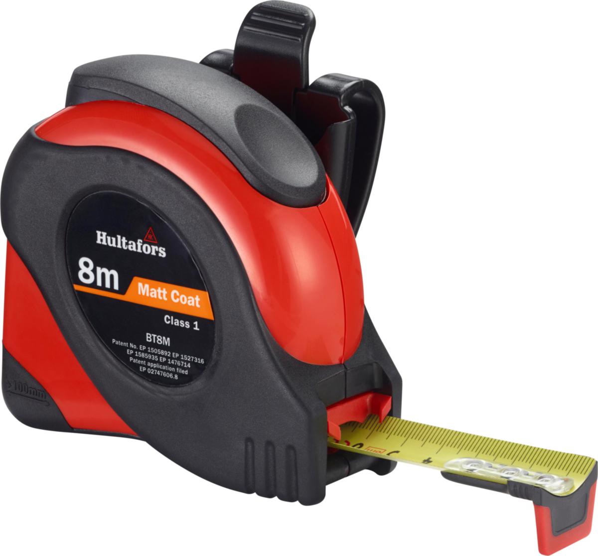 Måttband Hultafors BT - MÅTTBAND HULTAFORS BT 8M BREDD 25MM KLASS 1
