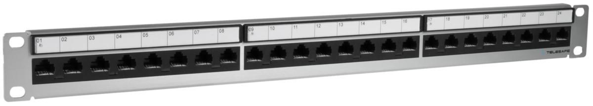 Panel 19" 24-port C6 UTP, Elko - PANEL 19" 24-PORT C6 UTP EKO02816