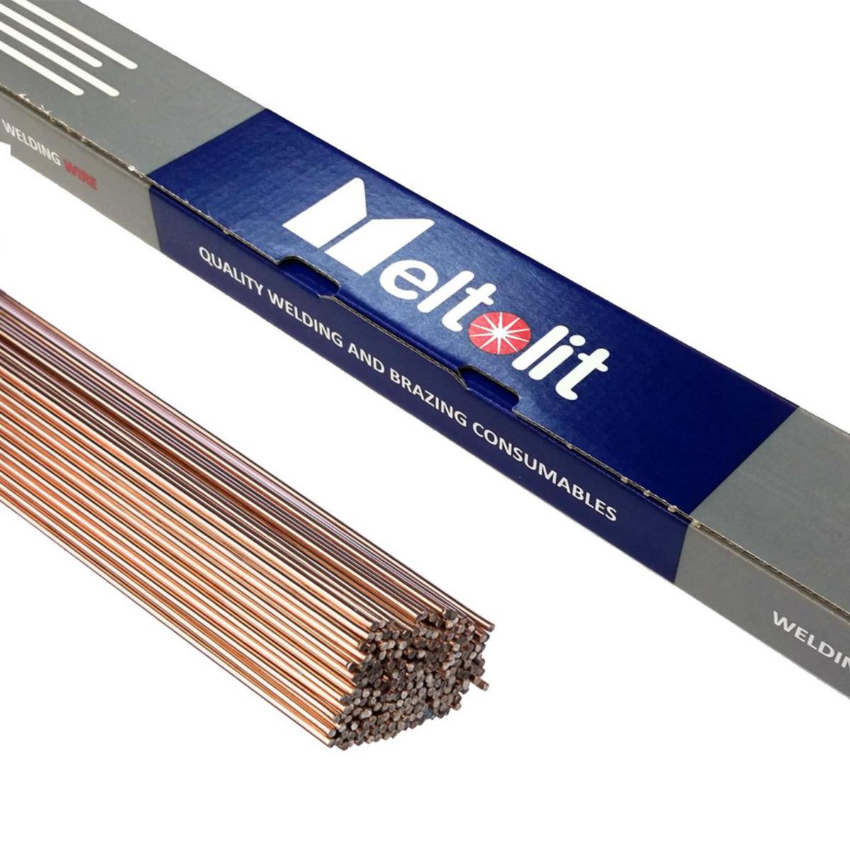 Gassvetstråd Meltolit G4 - GASSVETSTRÅD G4 2,5X1000MM 5KG KARTONG MELTOLI