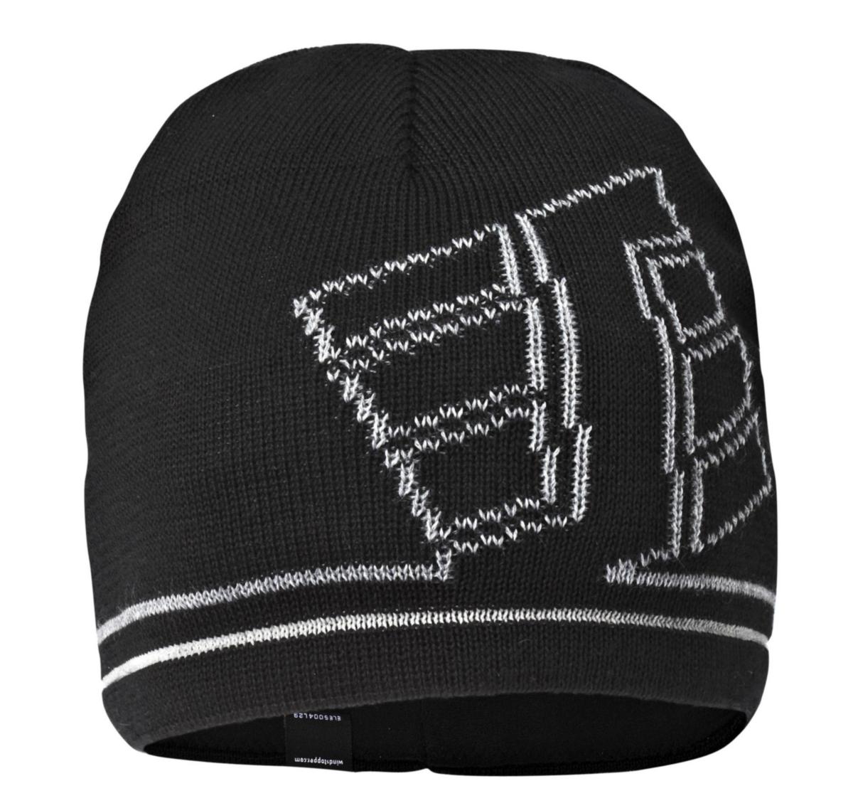 Mössa Snickers 9093 Windstopper - MÖSSA SNICKERS 9093 SVART/GRÅ WINDSTOPPER EN STORLEK